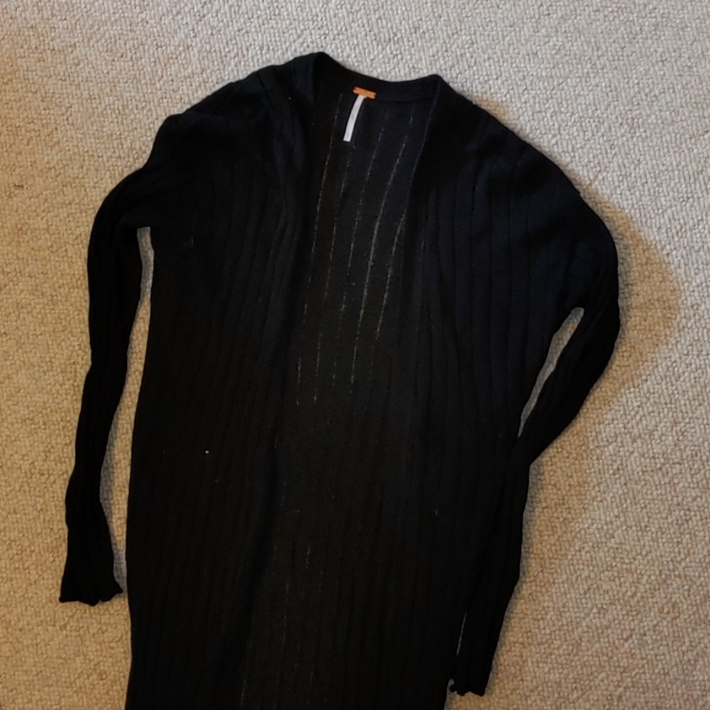 Free People Rib Knit Cardigan